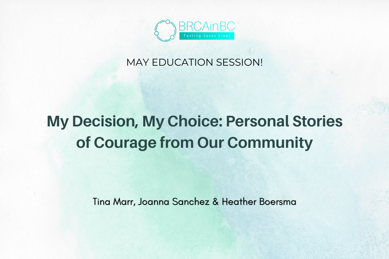 My Decision, My Choice: Personal Stories of Courage from Our Community