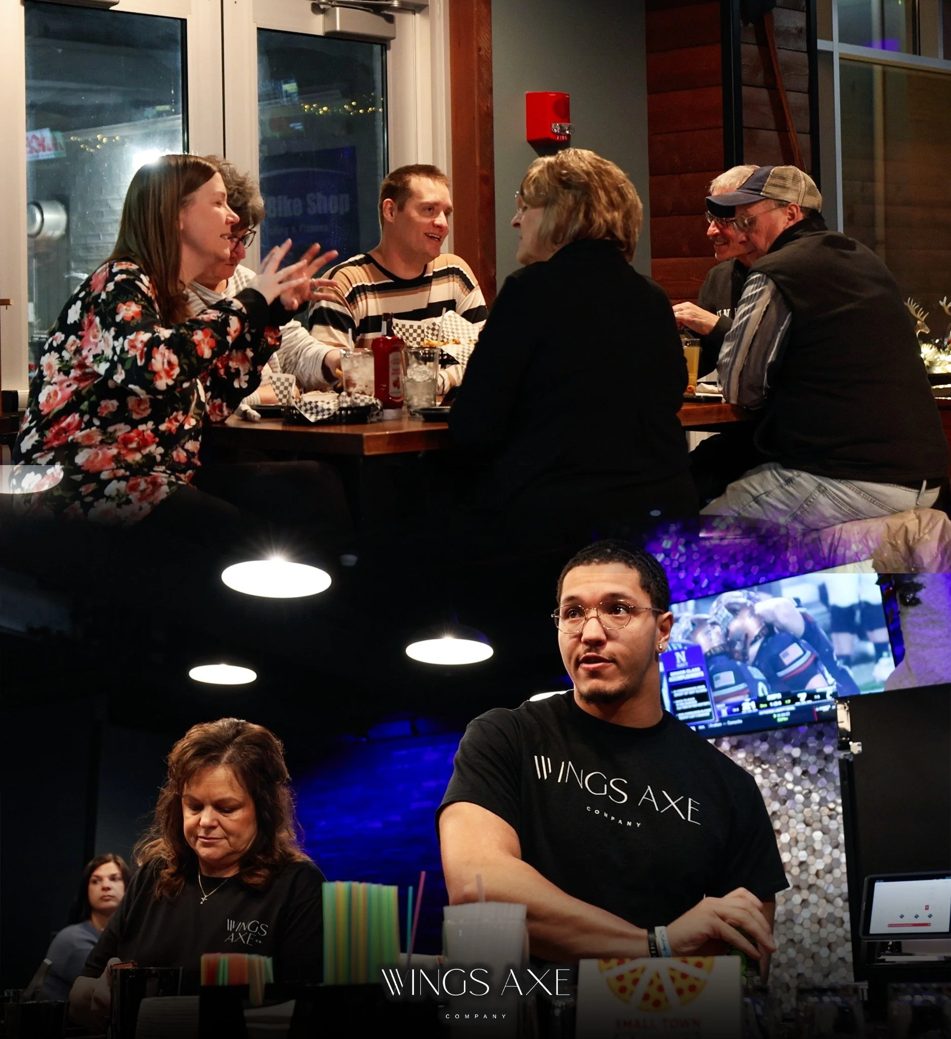 Great guests, great staff, great vibes, this is a Wings Axe kind of night! 🍸