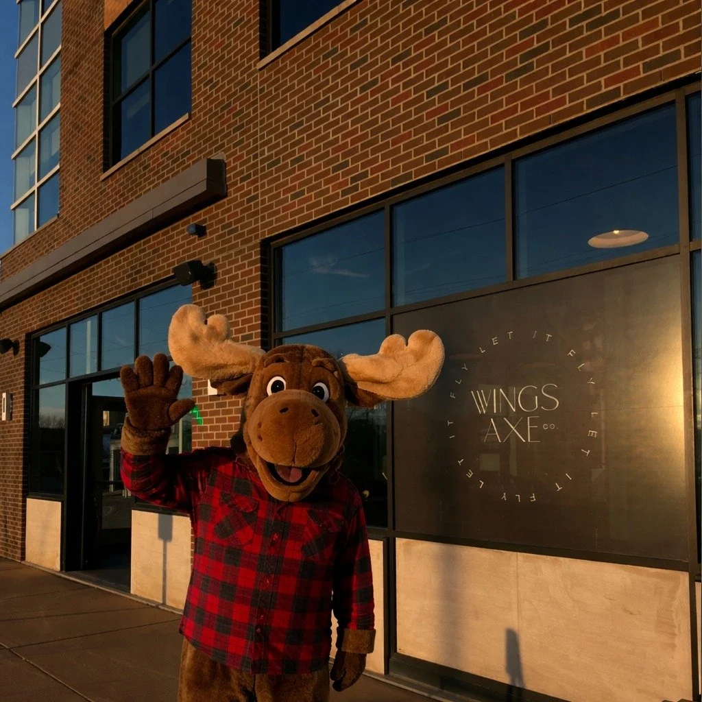 April Fools ha! The moose mascot might be fake , but our wings and axe lanes never lie 🫎 🍗 Come get in on the fun! 

If you and your duo are interested in our Duals Tournament message us today to get your spot in . The Tournament is happening April