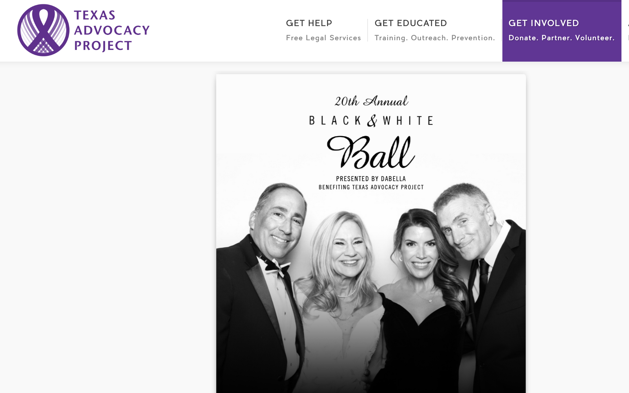 Community Event: Texas Advocacy Project- Black & White Ball