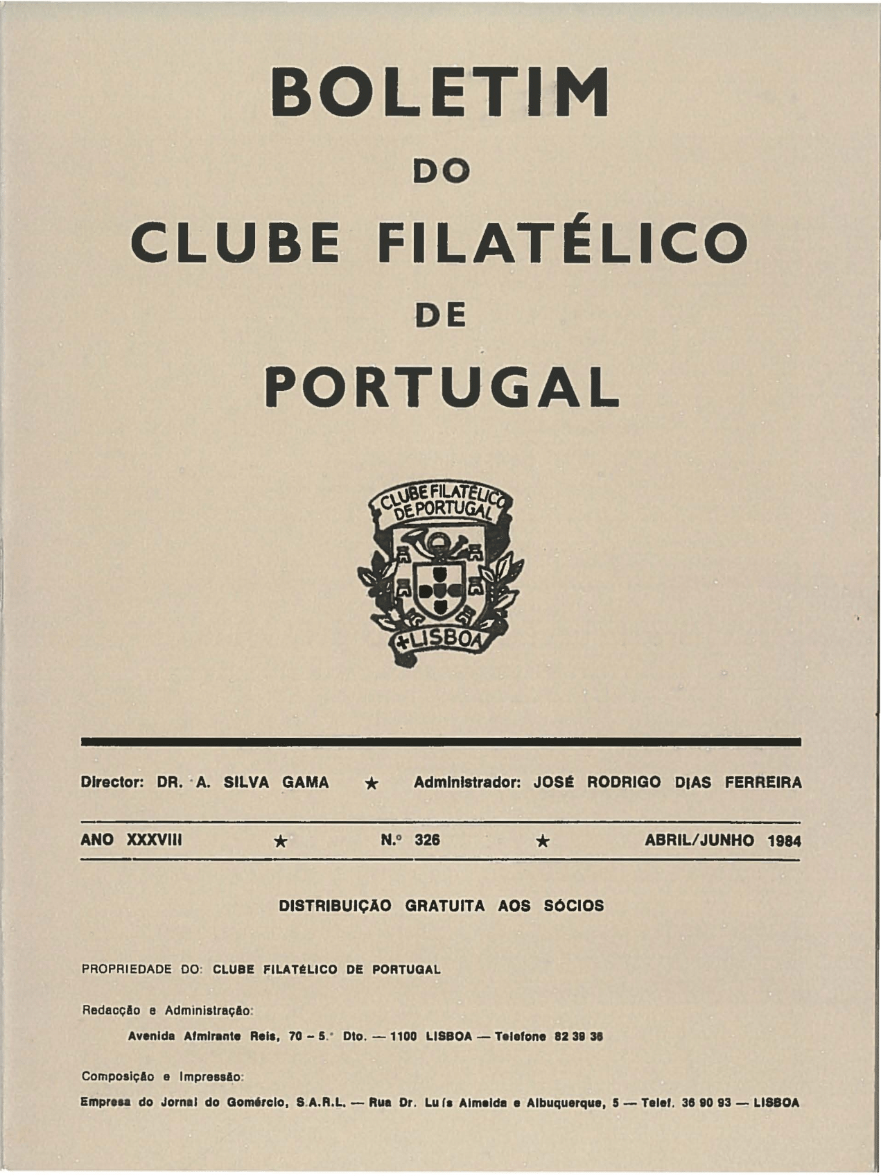 N.º 326 
abril/junho 1984