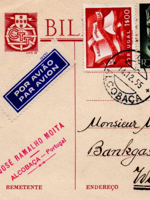  Inteiros postais par avion 1940s a 1960s — Horácio M. Novais 