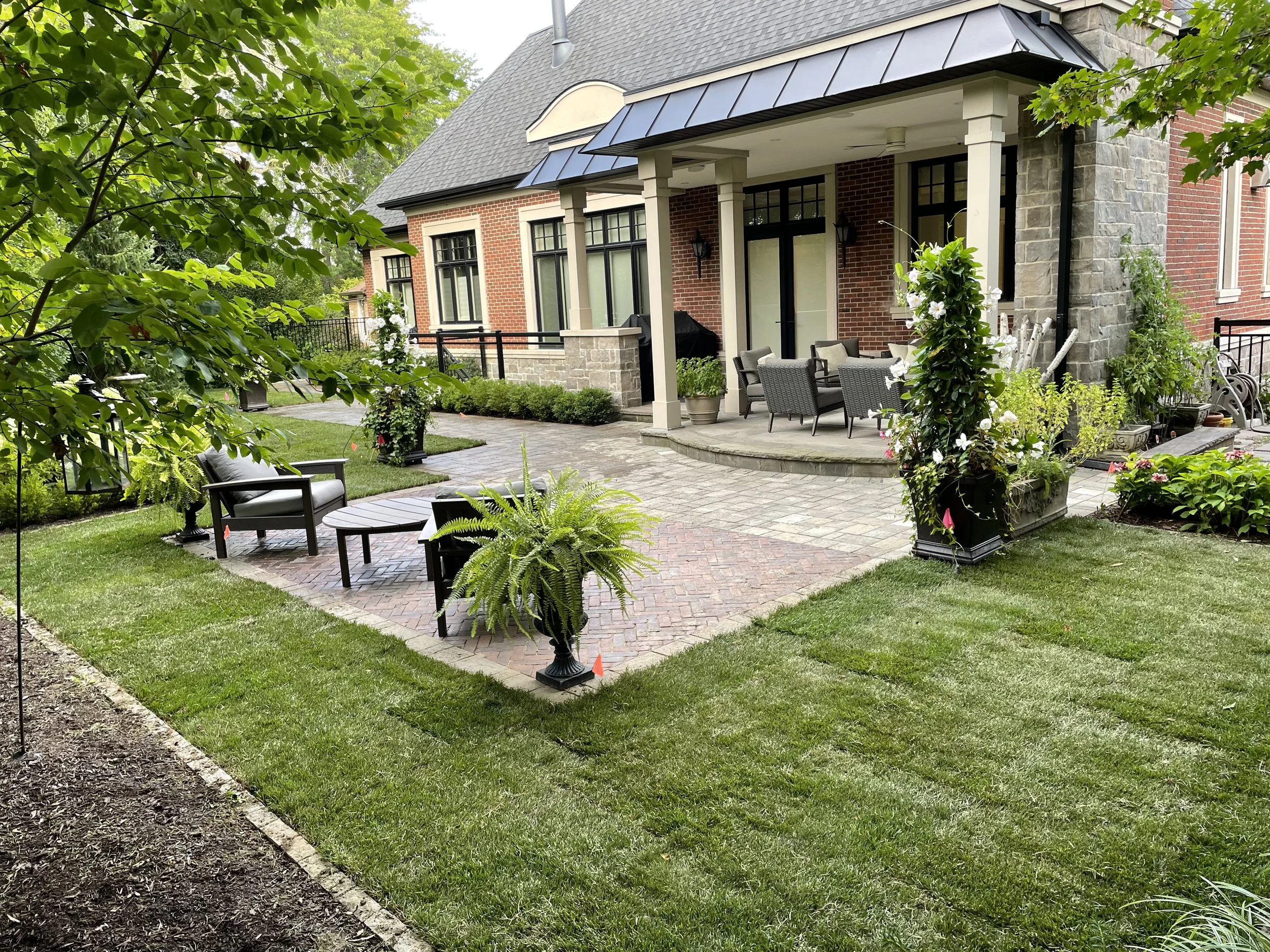 After sod Installation in South Oakville