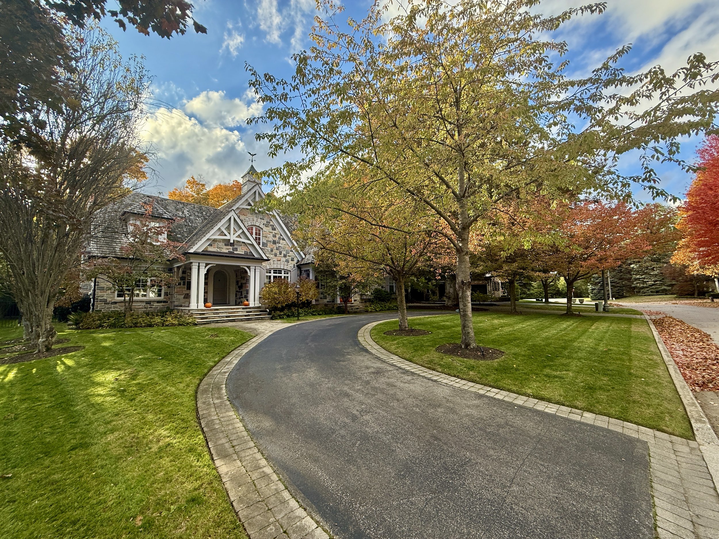 Leaf removal and fall yard cleanup in Oakville Ontario