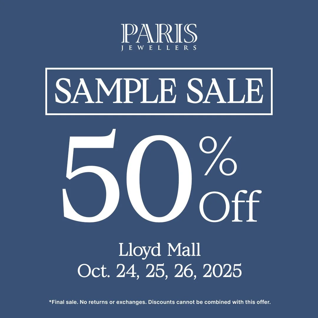 Paris Jewellers is having a 50% off Sample Sale ~ this weekend only!!