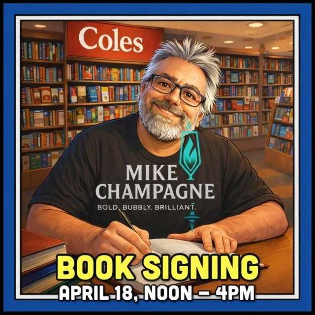 Come meet local author Mike Champagne and get your books signed tomorrow April 18th from noon-4pm!

 Discover the Dr. Galen Vex series&mdash;fun, witty, and full of science-fiction adventure. Perfect for readers young and old, these books are classro