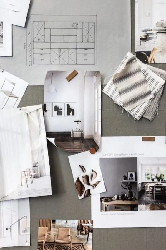 Hands-on design consulting session in progress, with material samples, layout plans, and expert guidance for a Los Angeles home renovation project.