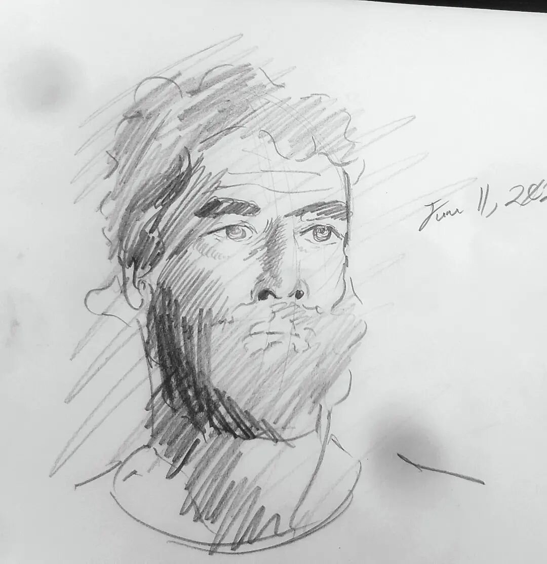 Here is another quick sketch I did, while I was at my break for work. Hope you enjoy 
#illustration #art #artist #artwork #sketchingdaily #sketchbook #sketching #drawing #drawdrawdraw #draweveryday