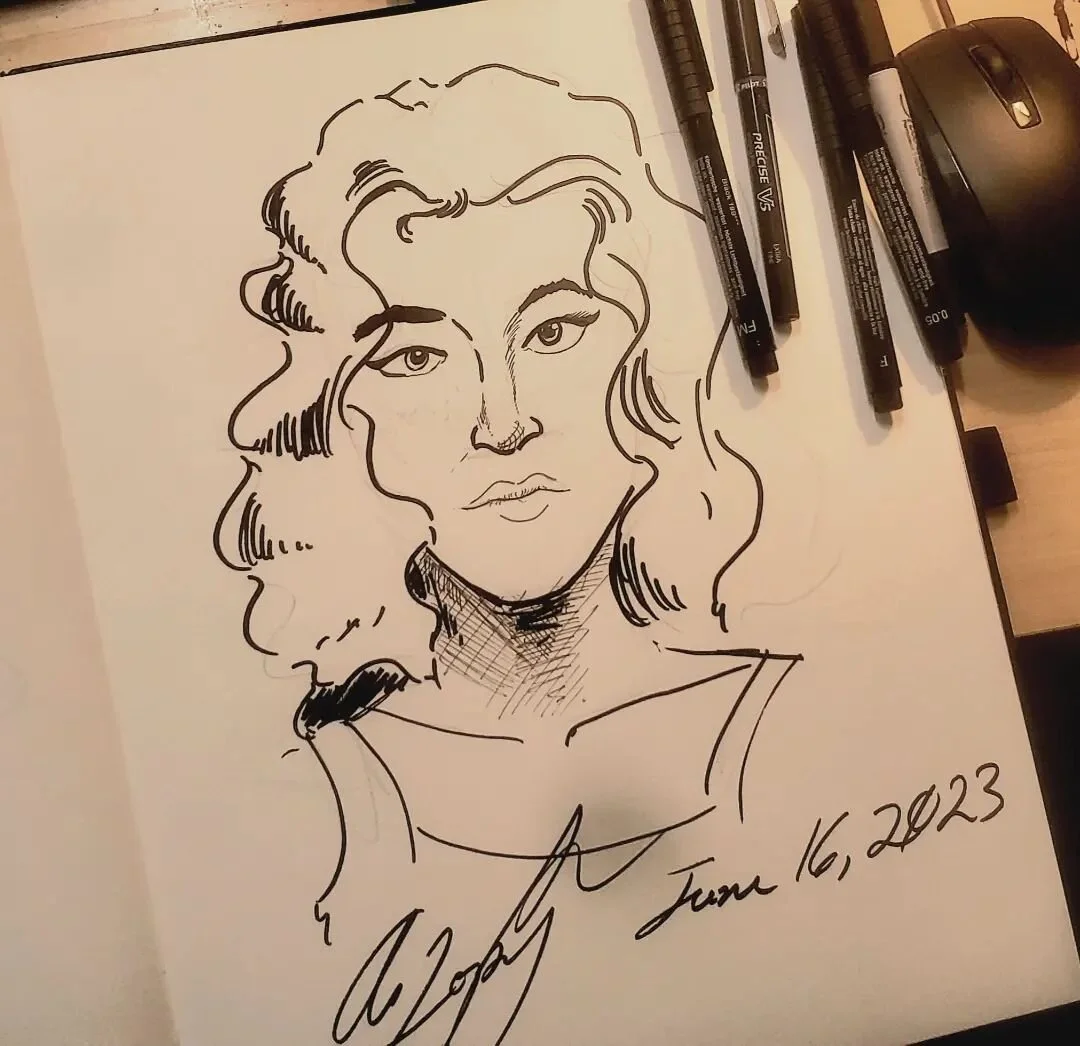 Here is another daily drawing. Today, I decided to draw a portrait to practice my skills. Hope you enjoy the drawing. 

#drawing #drawingsketch #draw #drawdrawdraw #drawings #sketch #sketchbook #sketchdaily #sketching #sketcheveryday #portaitsketch #