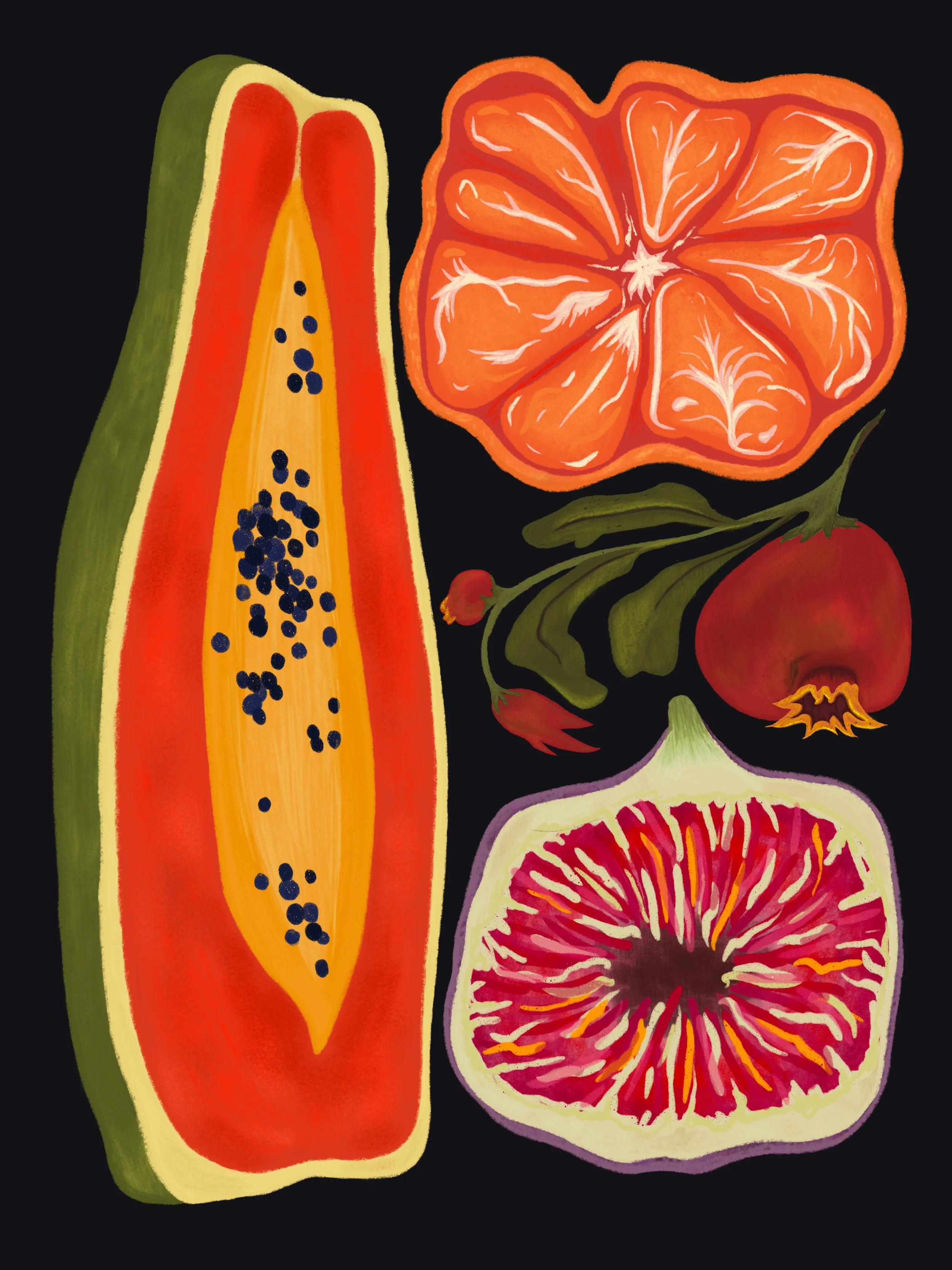 Feminine Fruits by Sophie Rubeo