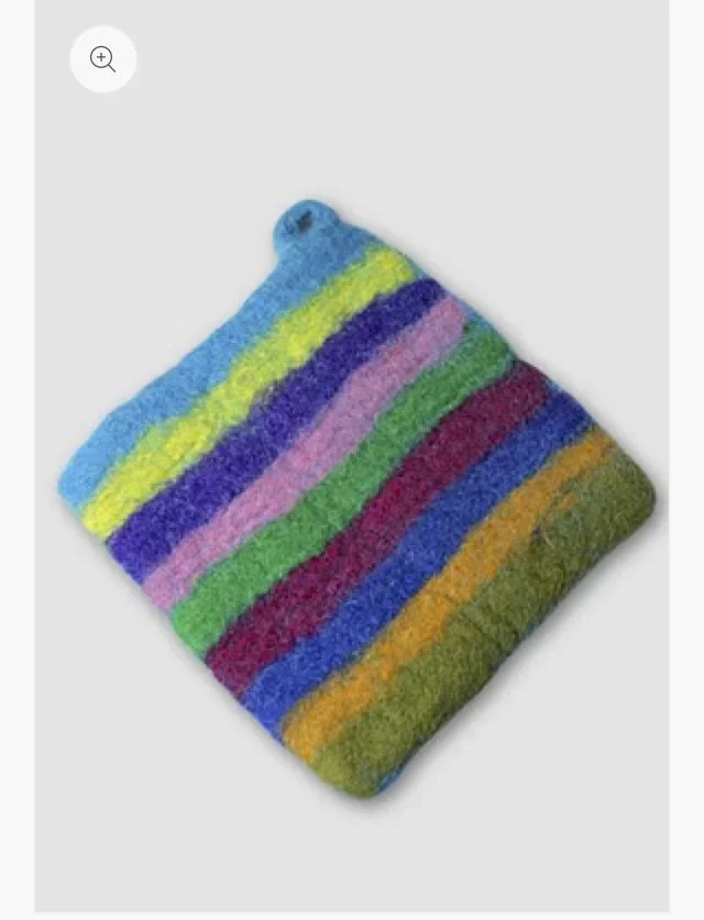 Felted Woolen Pot Holders with Alison