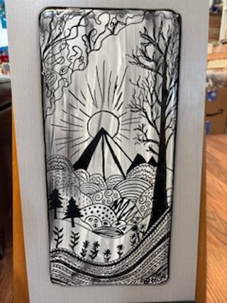 Sgraffito on Glass with Karen