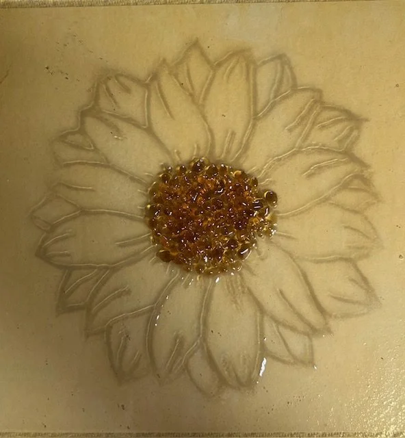 4.22.26, 10-4: Screen Printing with Glass Powder with Delfie