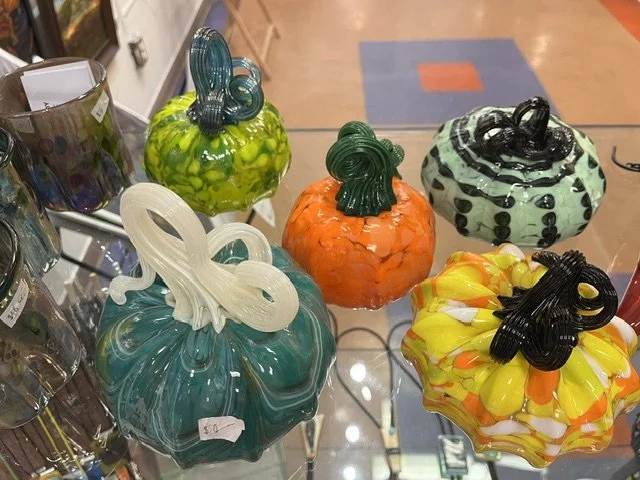 Blown Glass Pumpkin by Patrick Morrissey/Prairie Dog