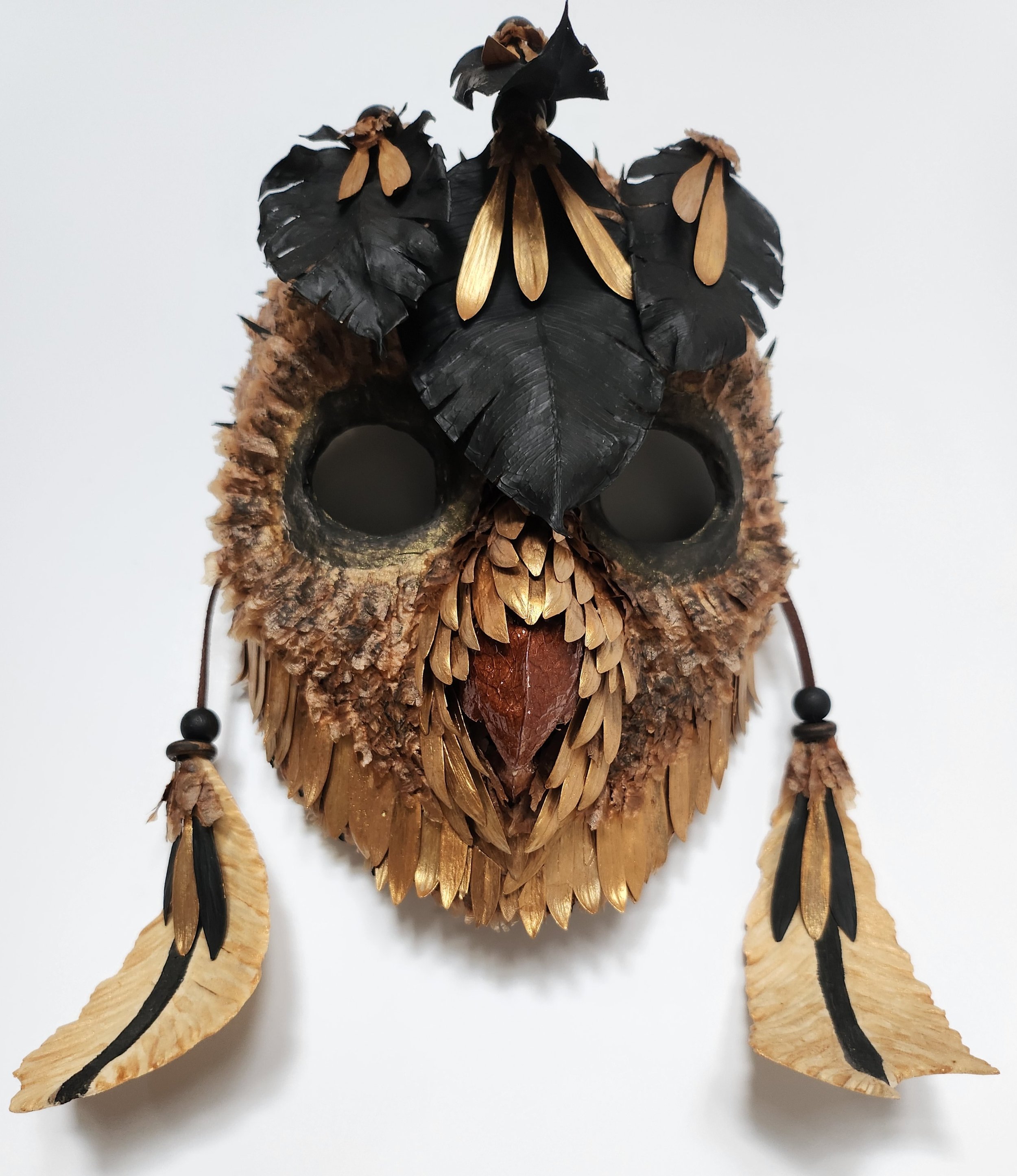 Birdsnatureart_Golden Bird Mask_1 - Michael Bird.jpg