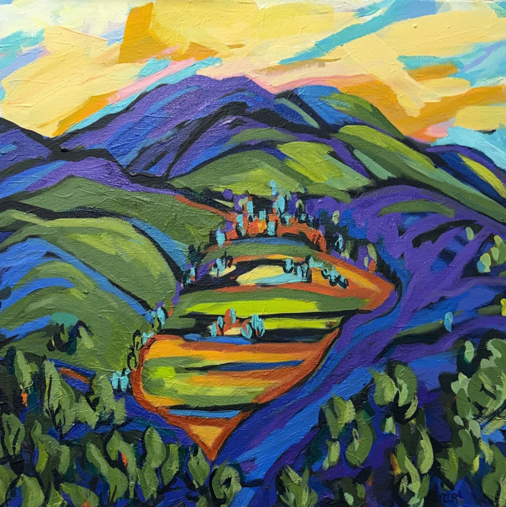 Valley Shapes by Risa Taylor
