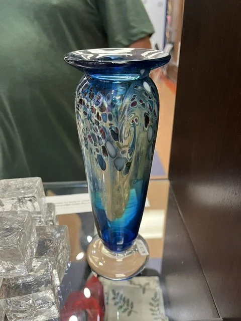 Small Blown Glass Vase by Patrick Morrissey/Prairie Dog