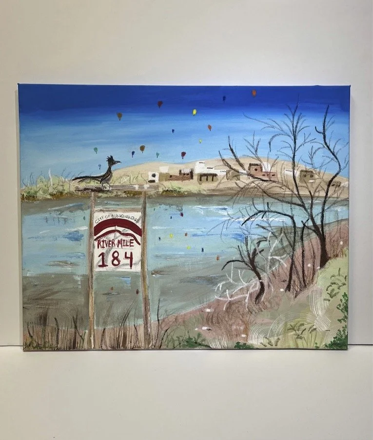 River on Route by Charlotte Leachman