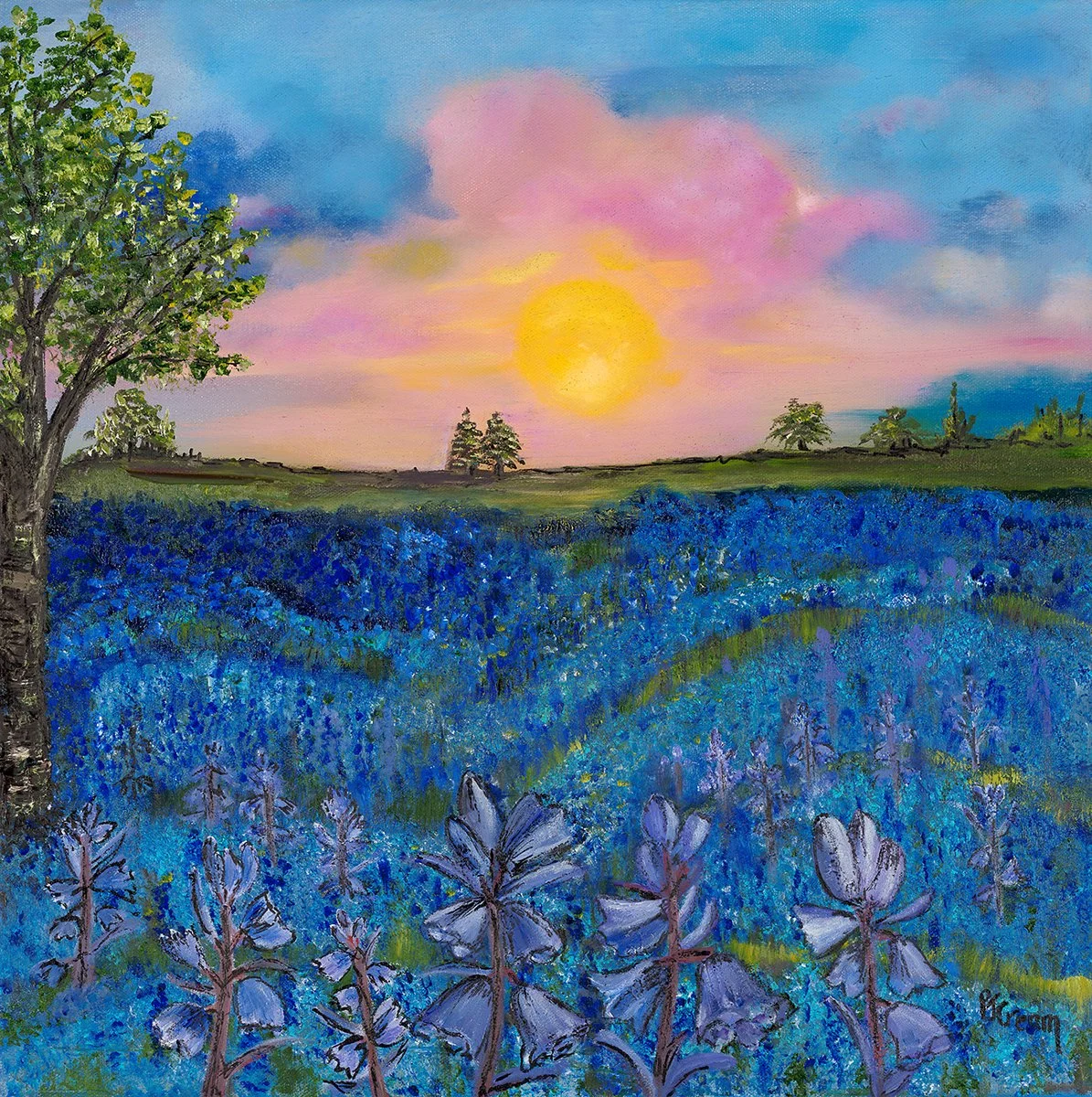 Waves of Blue by Patricia Cream