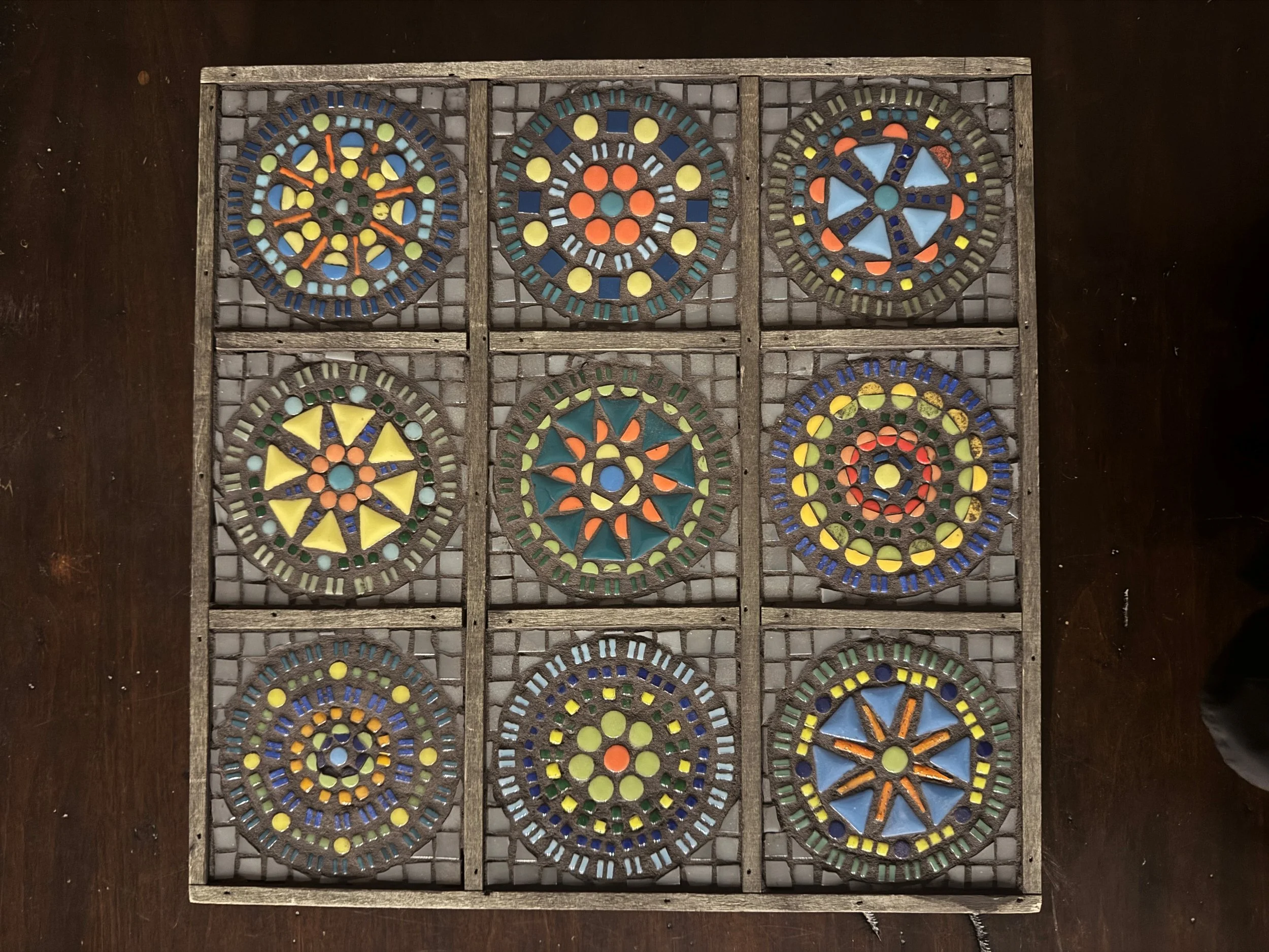 I go round in circles...mini mandala series by Teresa Curl