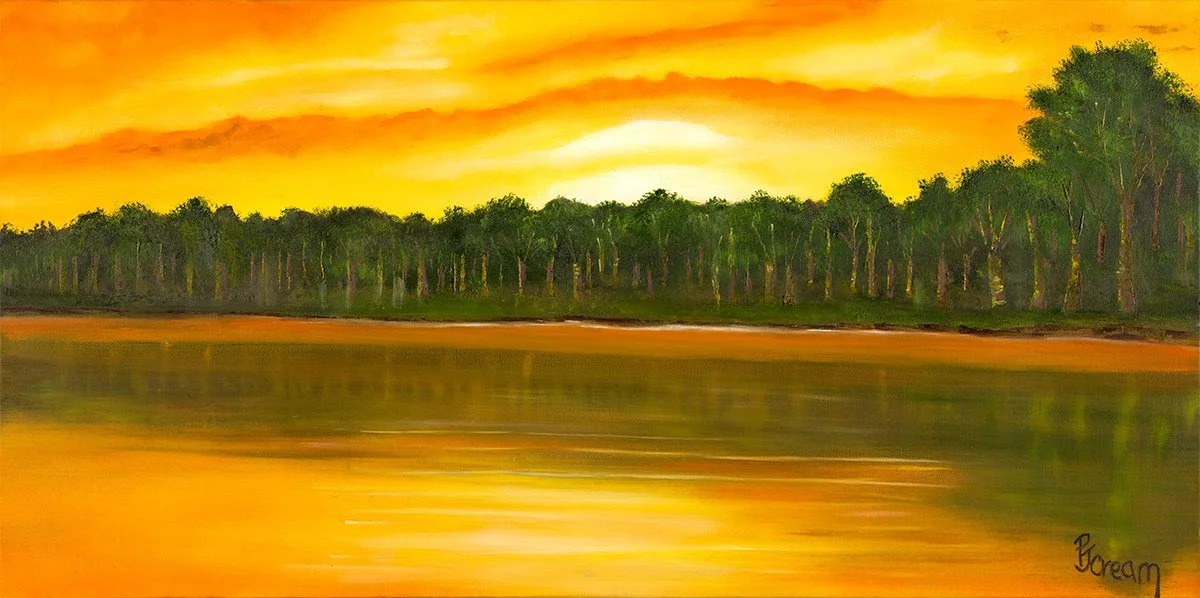 Family Time on the Lake II by Patricia Cream