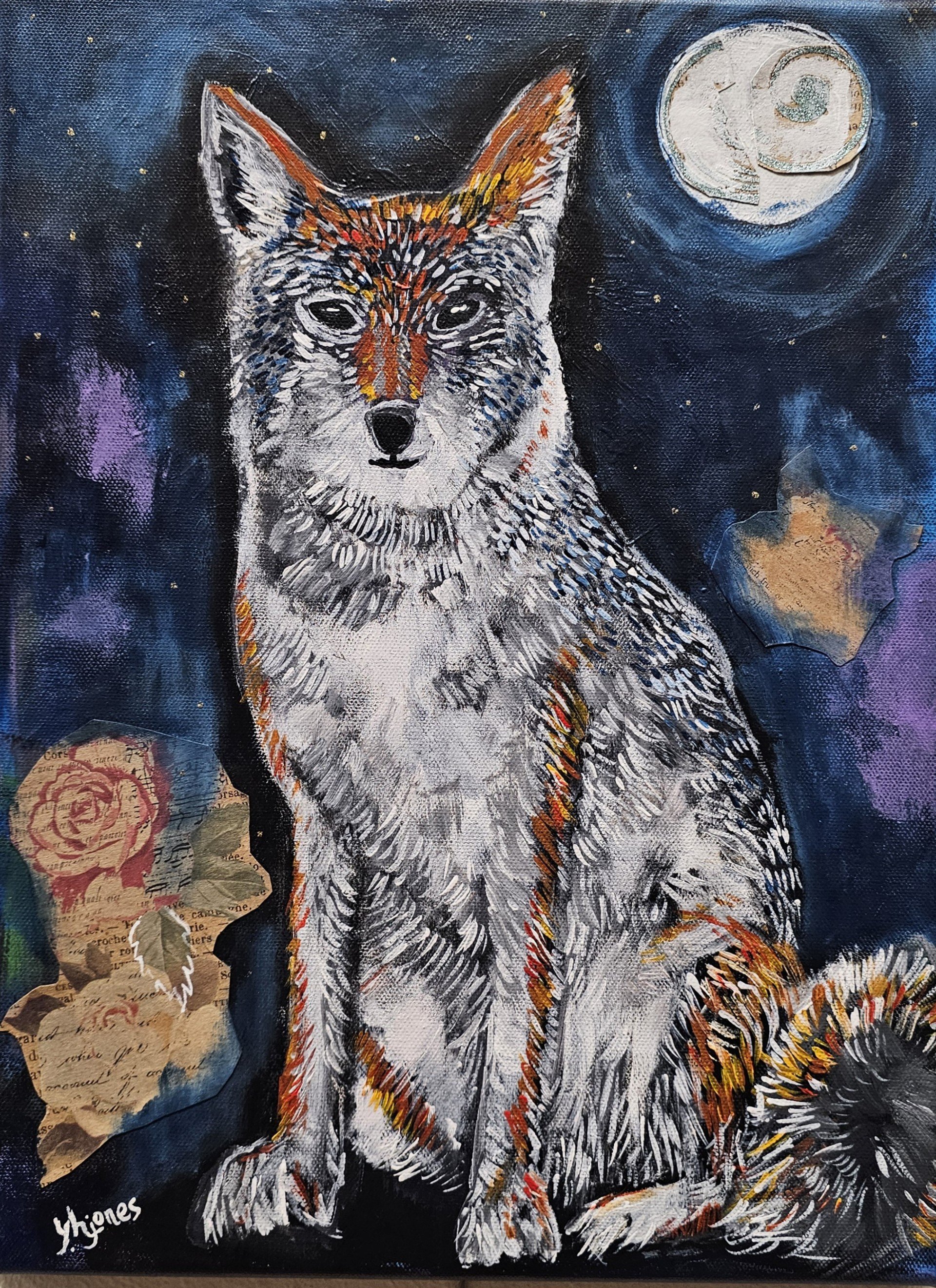 Lobo Luna by Yolanda Howren-Jones