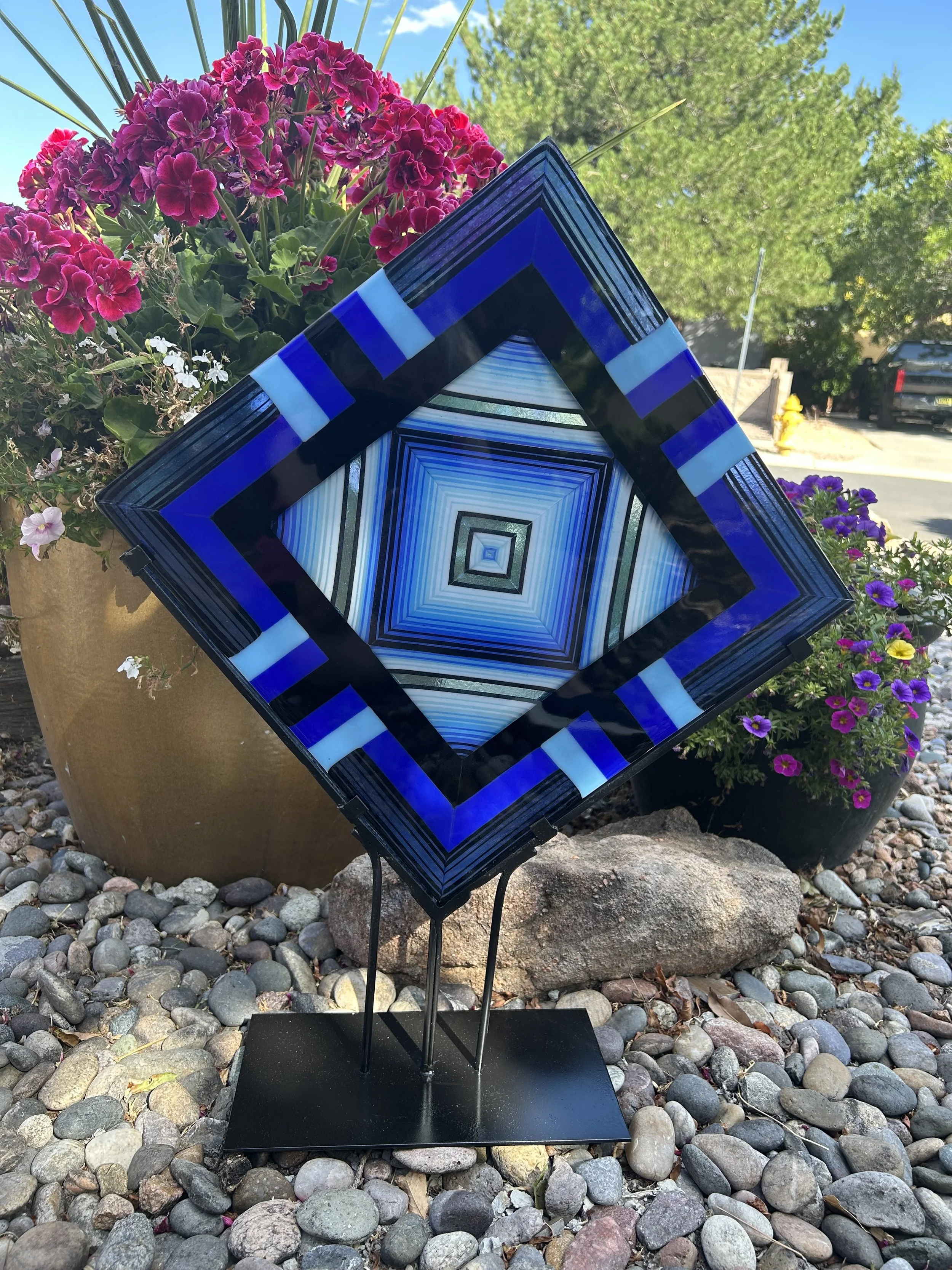 Blue on Blue by Delfie Martinez
