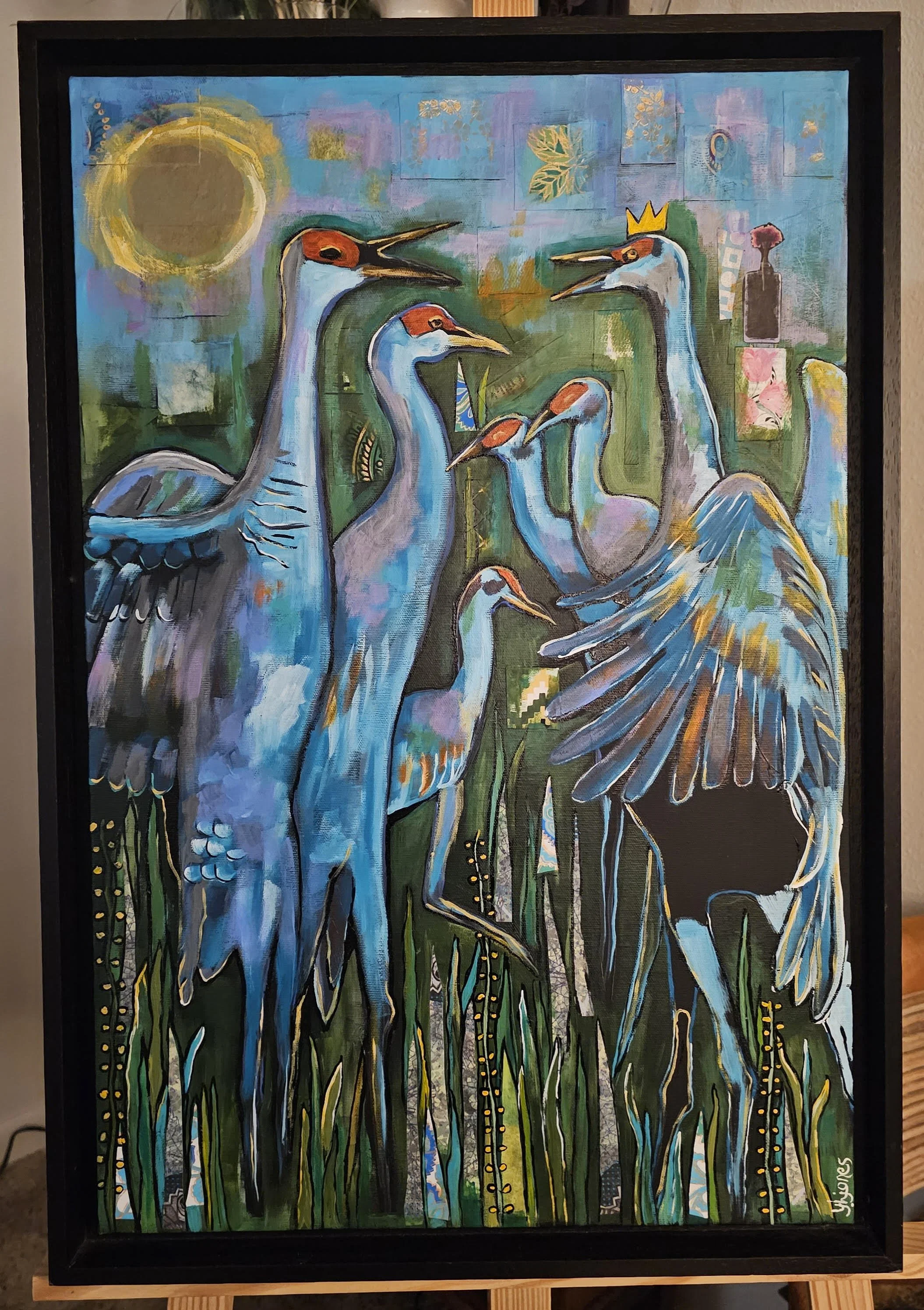 Cranes in Council by Yolanda Howren