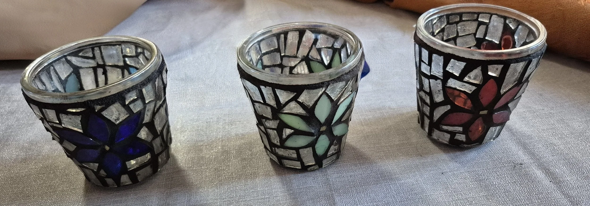 Glass on Glass Candles by Leah Mitchell