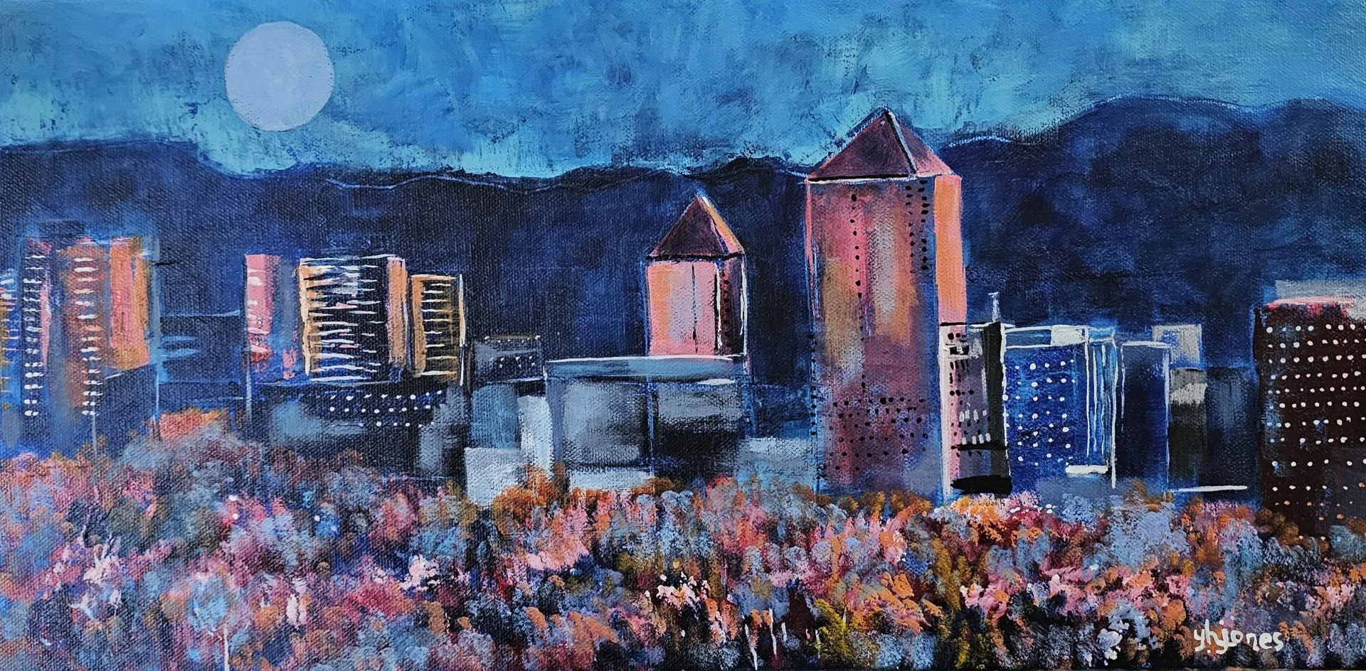 City of Quiet Blue by Yolanda Howren Jones