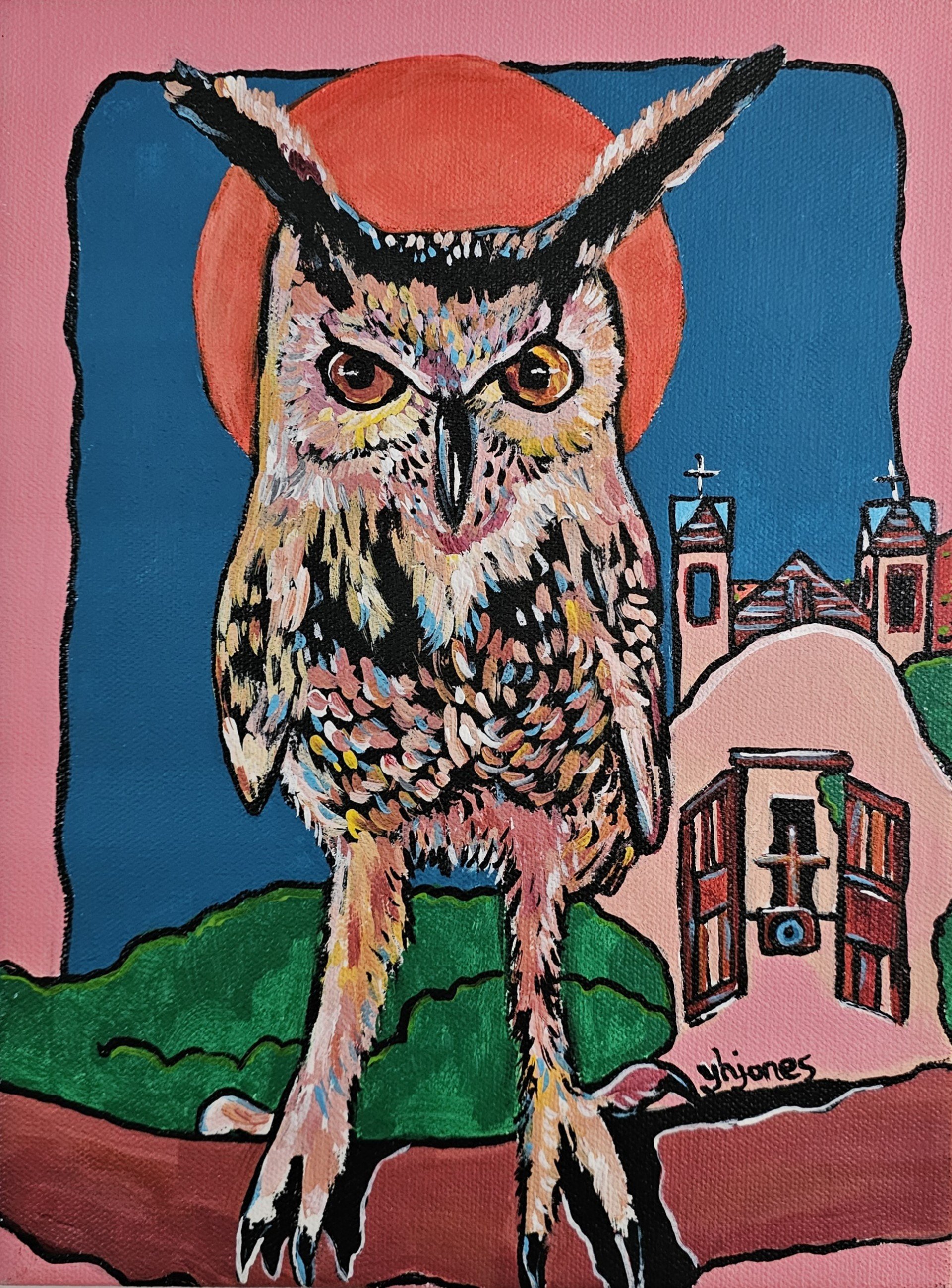 Wise Owl of Chimayo by Yolanda Howren