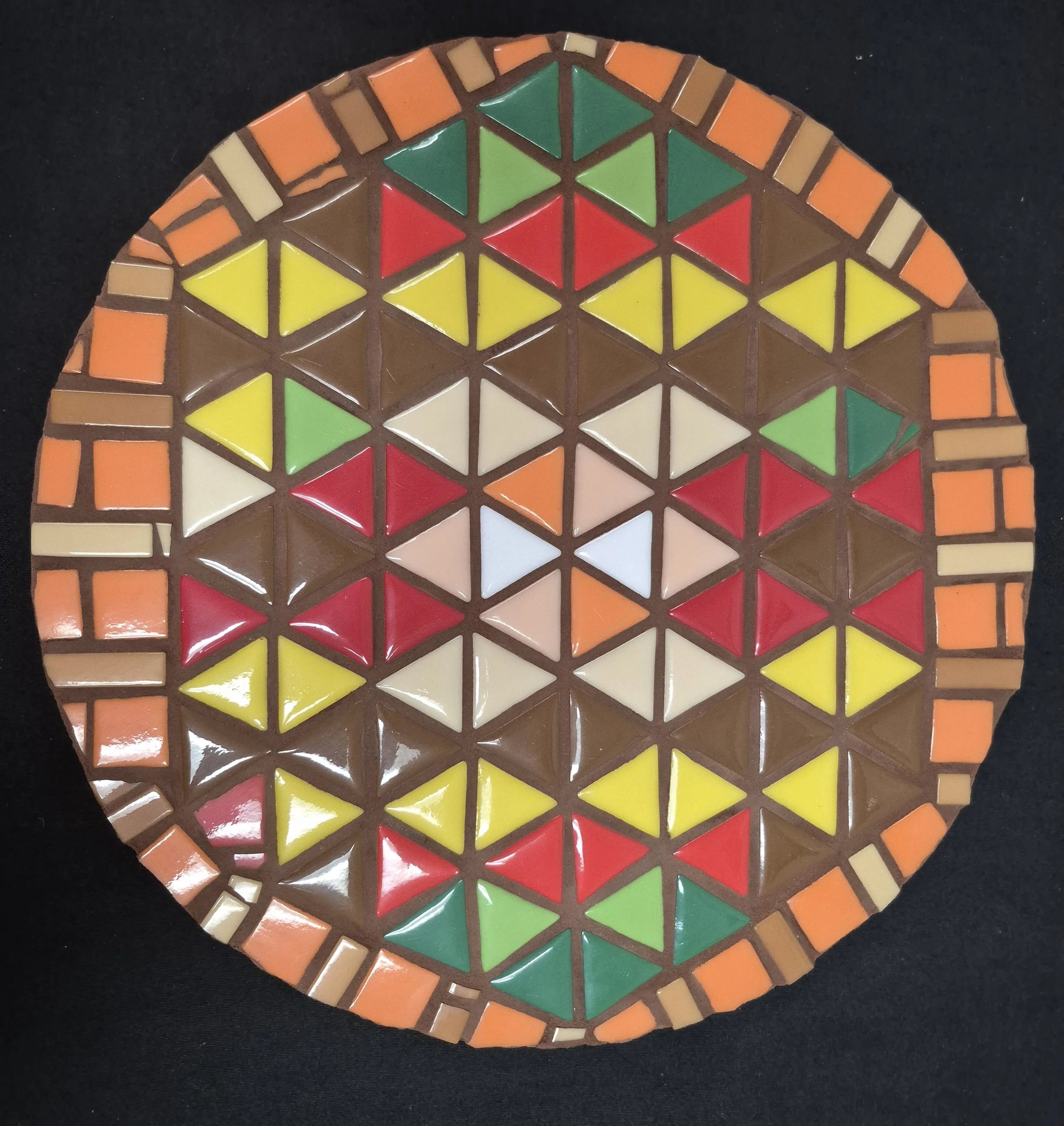 Lazy Susan of Triangles by Leah Mitchell