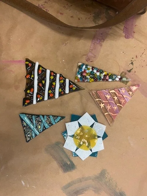 Fused Glass Ornaments