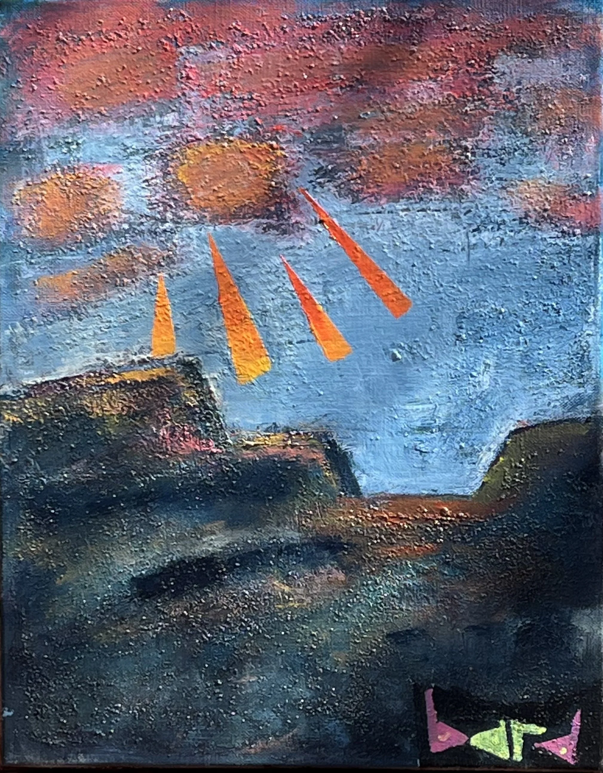 Around Pedernal at Dusk by Bradley Samuel