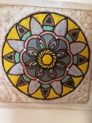 5.5.26, 10-3: Fused Mandala Flowers with Karen