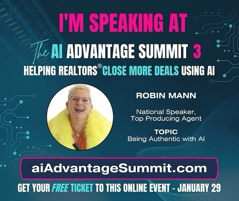 12:30PM Mountain Time - 2:30PM EST! ⭐️

Grab your FREE ticket now and hop on to watch me show how realtors can close more deals using AI! 🔥

Lots of other great stuff happening too, starting 10AM EST. Link in bio! 👏🏻

#ai #aiclass #realtors #aisum