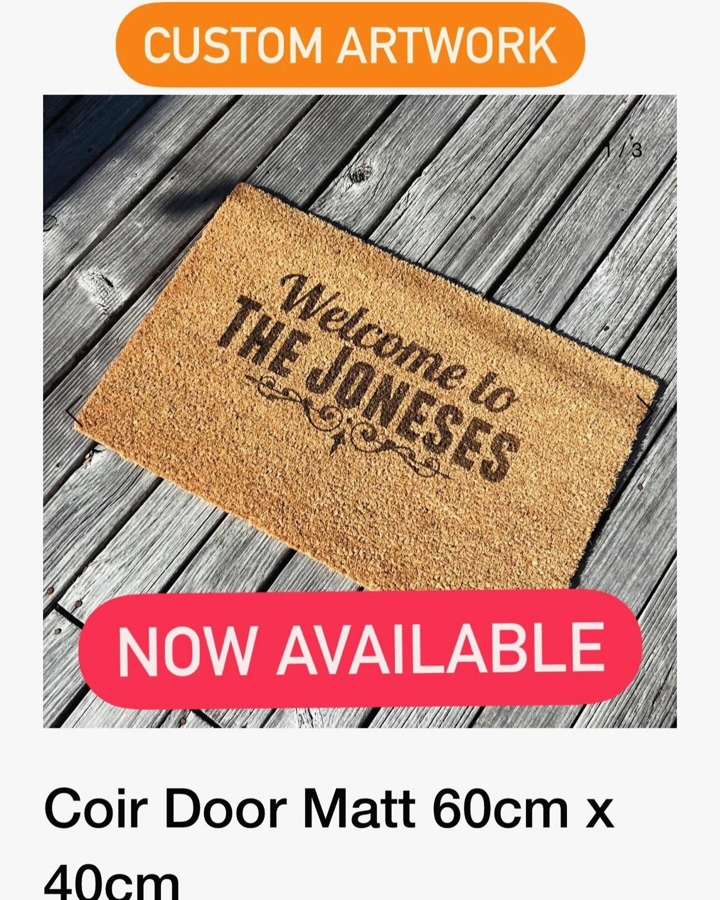 Now available to order on the website site #doormats