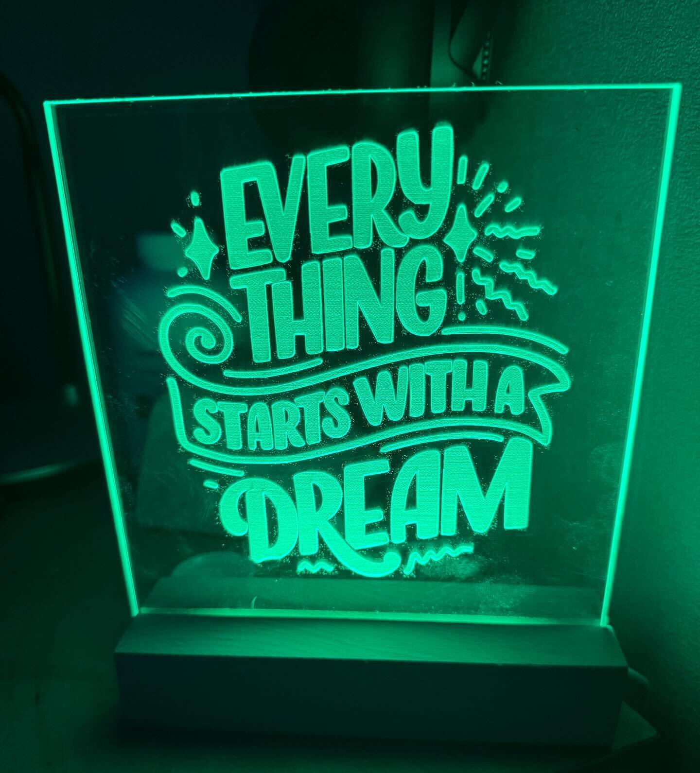 Making some LED laser engraved night lights #laserengraved