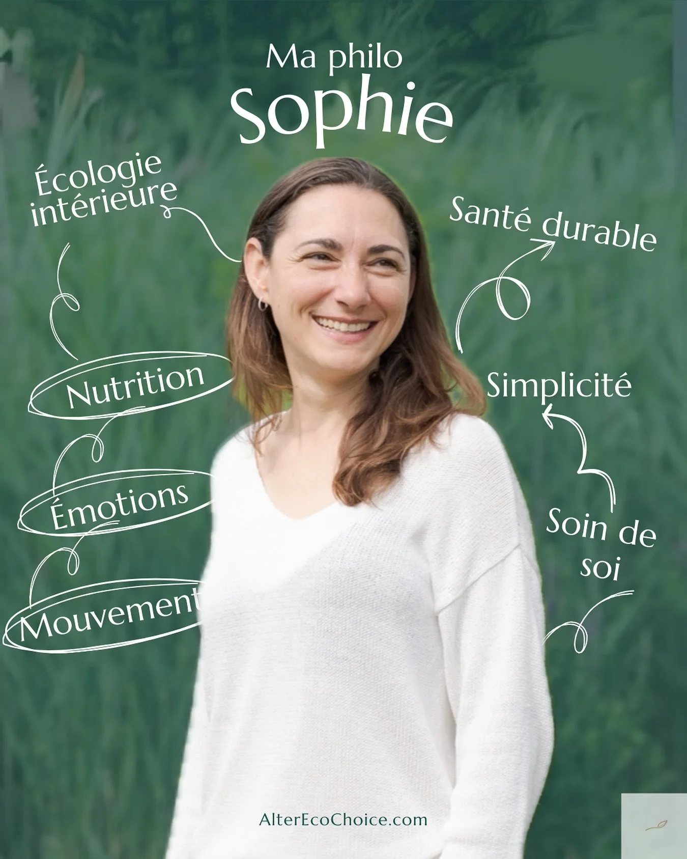 La voil&agrave;! 
Je vous dois une petite pr&eacute;sentation 😊

🙏Merci de me suivre et si tu ne me connais pas, je suis Sophie. Une femme qui pendant longtemps a couru apr&egrave;s le temps, un quotidien &agrave; 1000 &agrave; l&rsquo;heure, des r