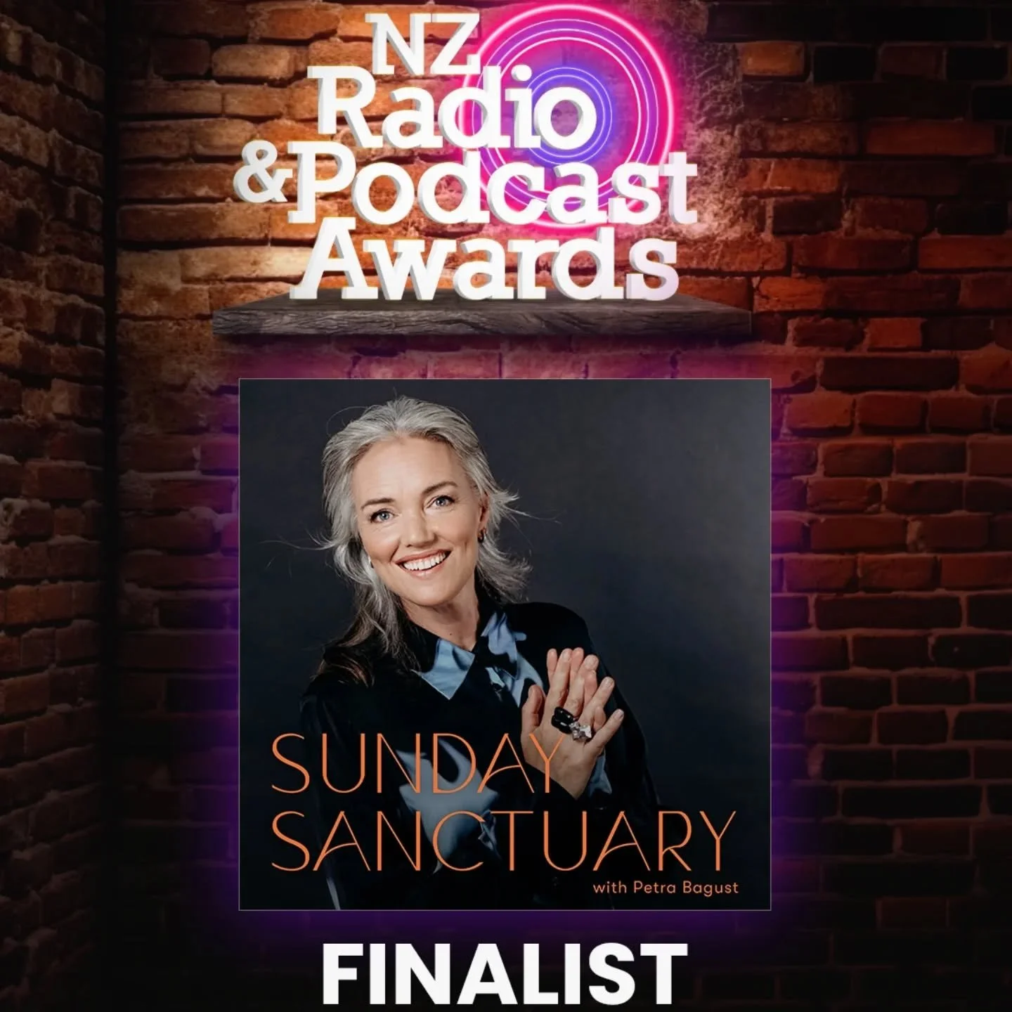 Sunday Sanctuary is a finalist!! We've been nominated for Best Society &amp; Culture Podcast at the New Zealand Radio &amp; Podcast Awards! 🥳 The winners will be announced on June 4th.