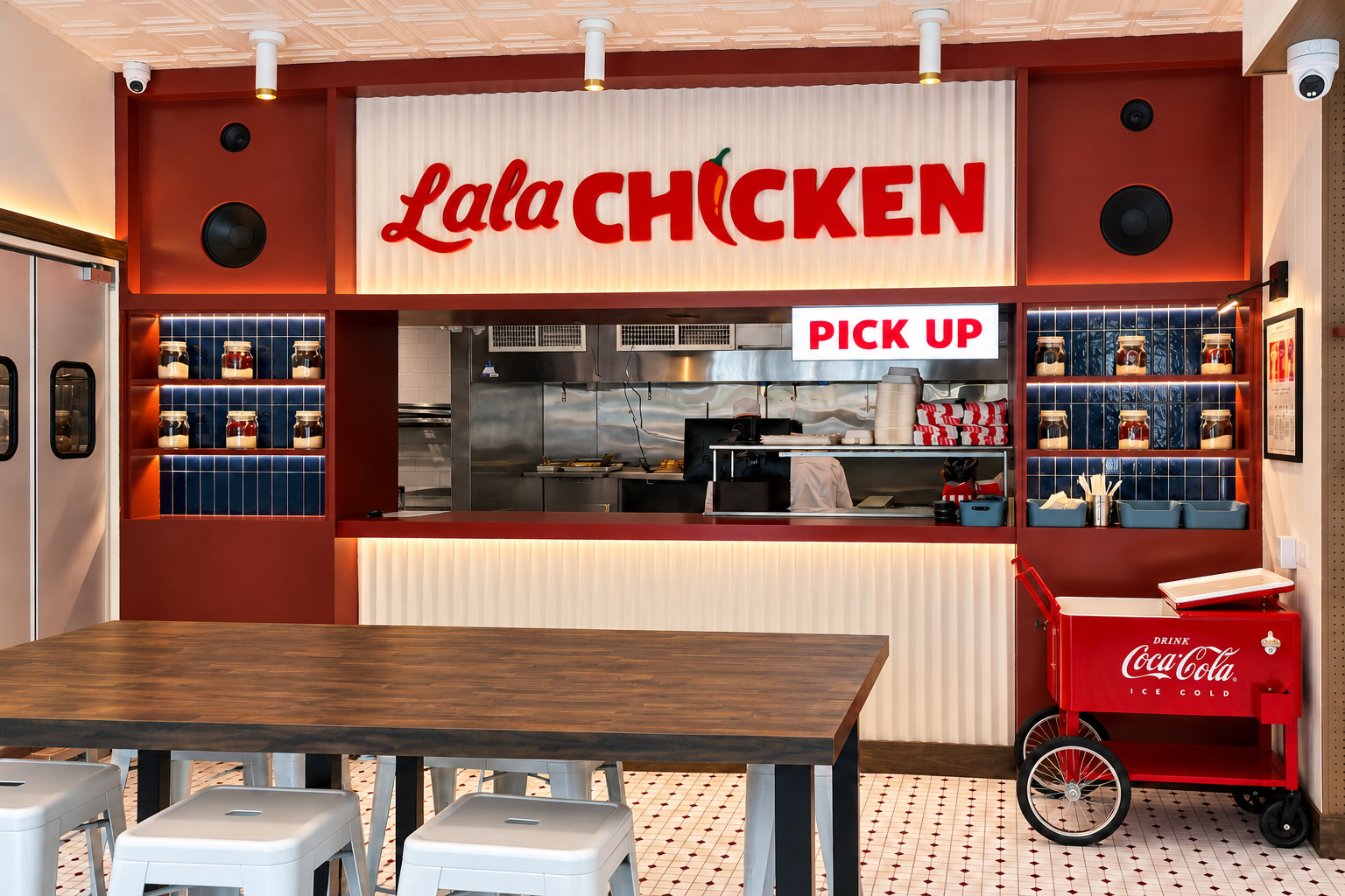 Lala Chicken Retro Diner Interior.png