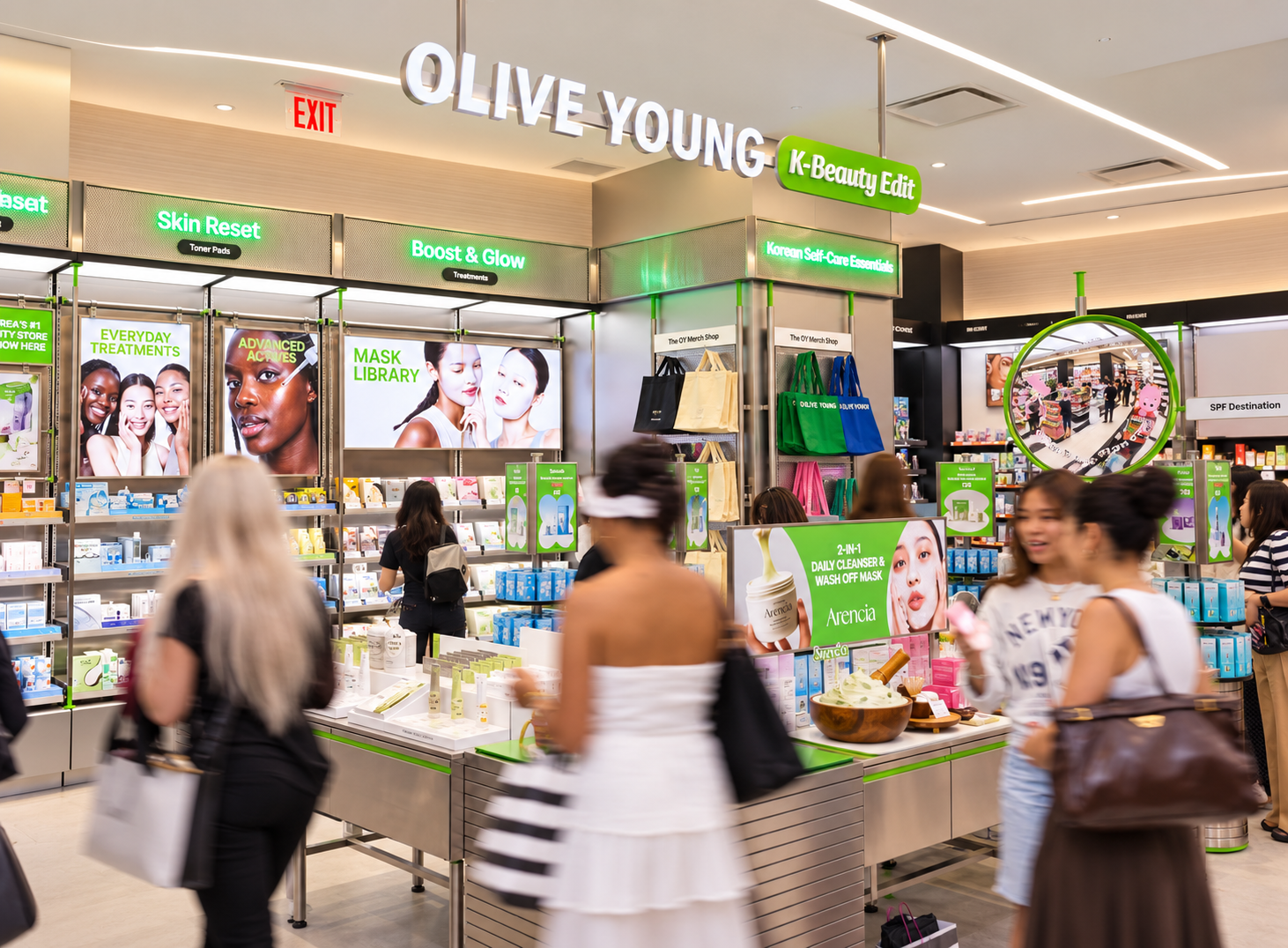 Bustling OLIVE YOUNG K-Beauty Store.png