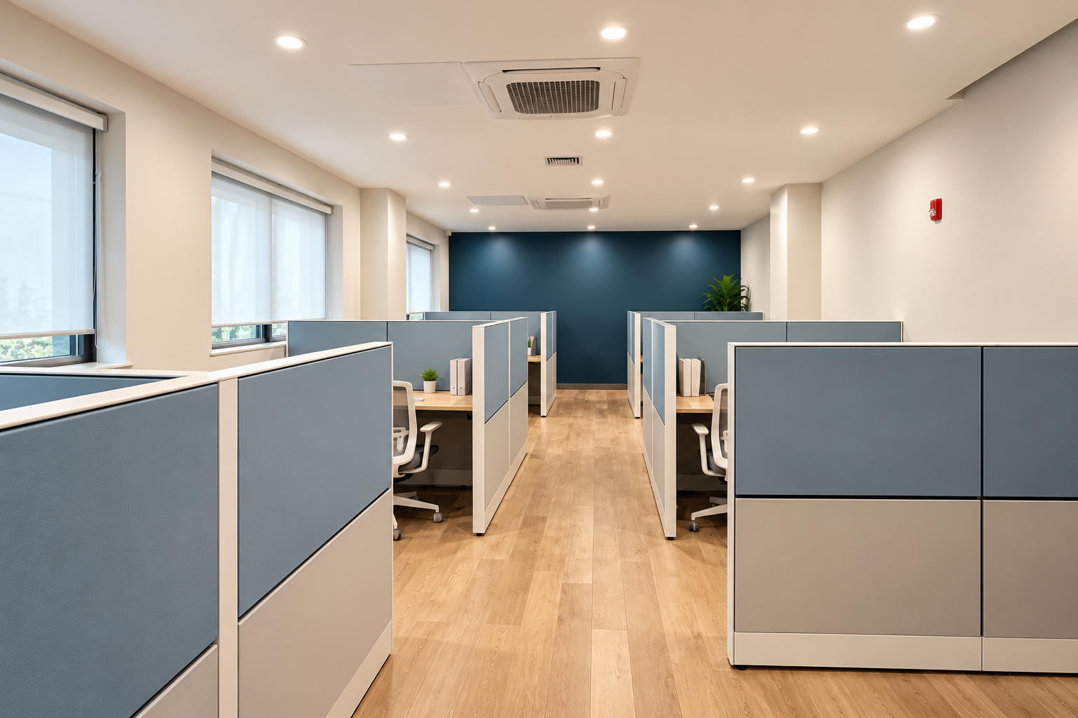 Modern Symmetrical Cubicle Office.png