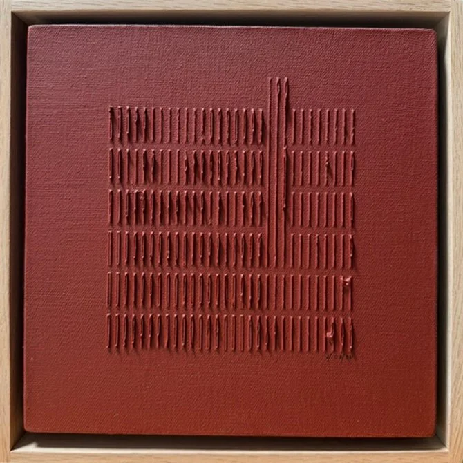 27X27  Marco en encino natural