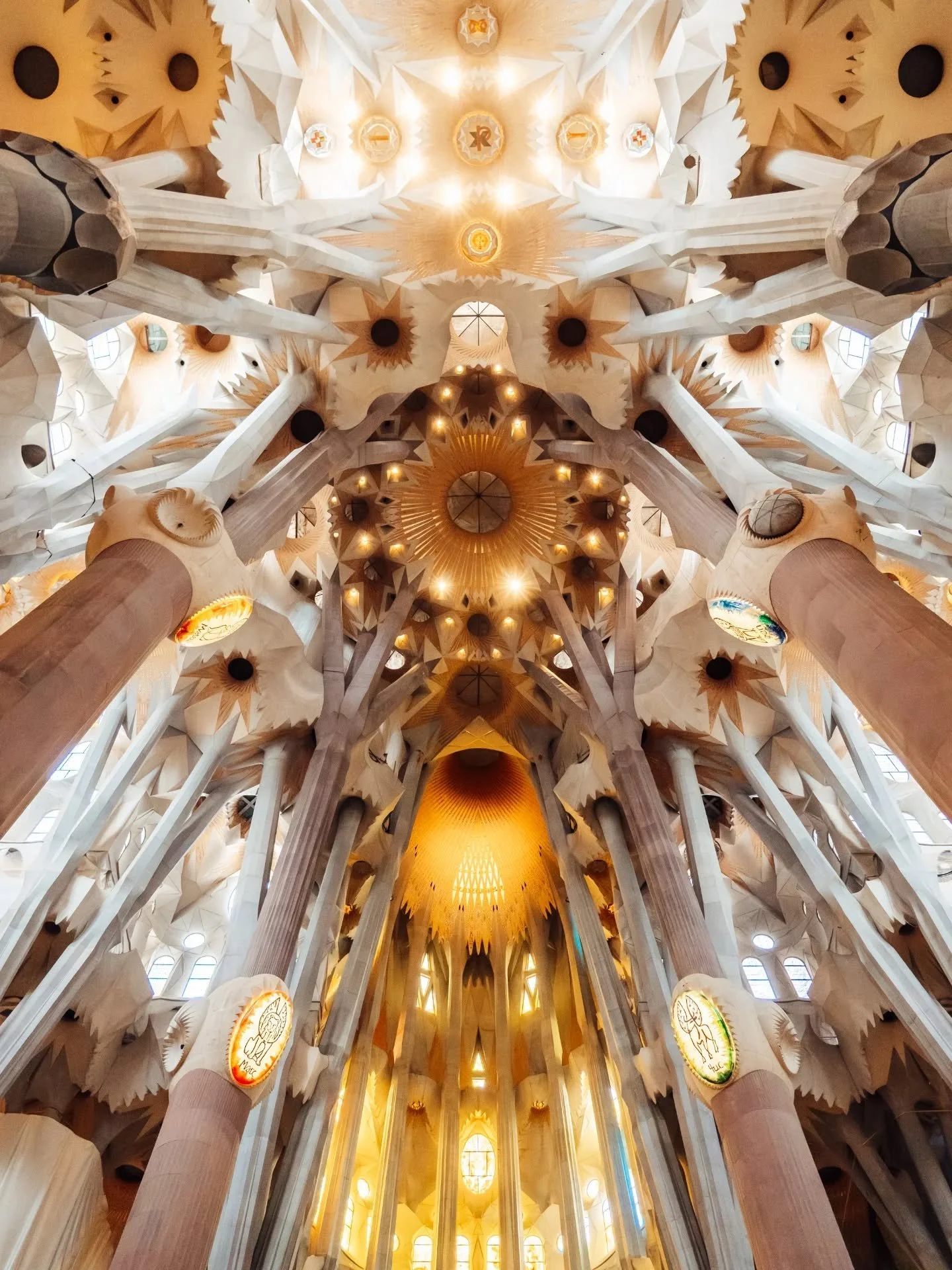 Last week I visited Barcelona and discovered my favourite building in the world. The Sagrada Fam&iacute;lia. A church so breathtaking, bathed in colour and mind-blowing architecture I went back a second time to get more photos.