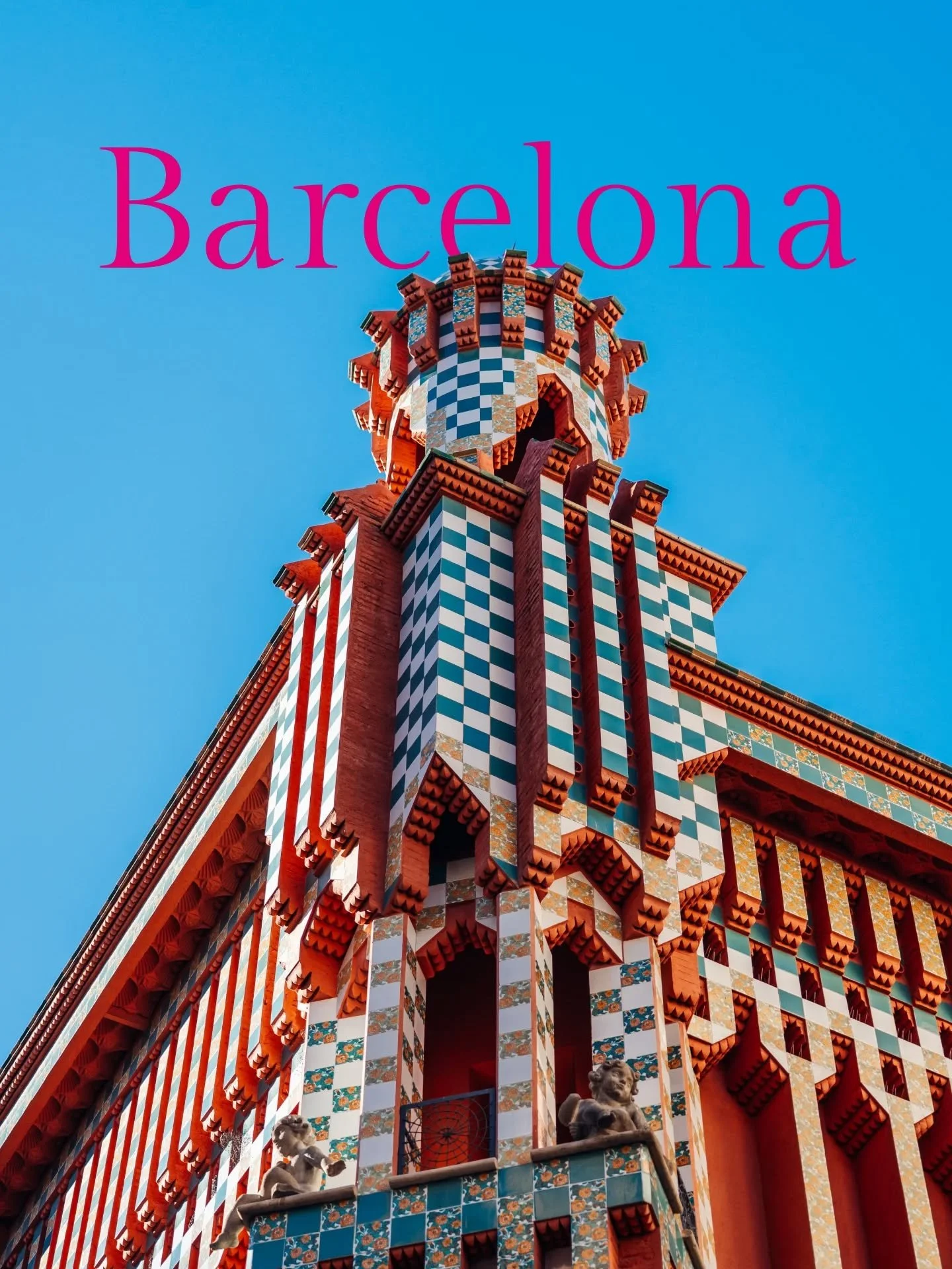 3 days in Barcelona, part 2. 

Barcelona quickly made me realise Antoni Gaud&iacute; is my favourite architect. From The Sagrada Familia, to Park Guell and Casa Vixens. Absolutely incredible.