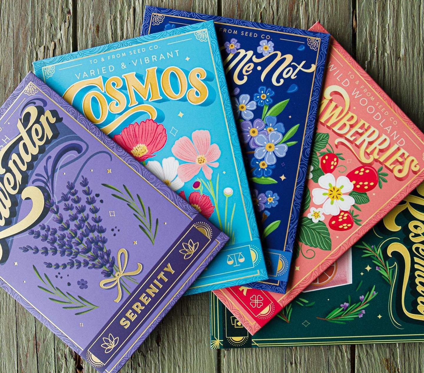 Spring is almost here 🌸 and we can&rsquo;t wait to get into our garden especially with our new seeds from @toandfrom.gifts! We are absolutely obsessed with these seed packets and they make the perfect gift for the gardener in your life! 19 different