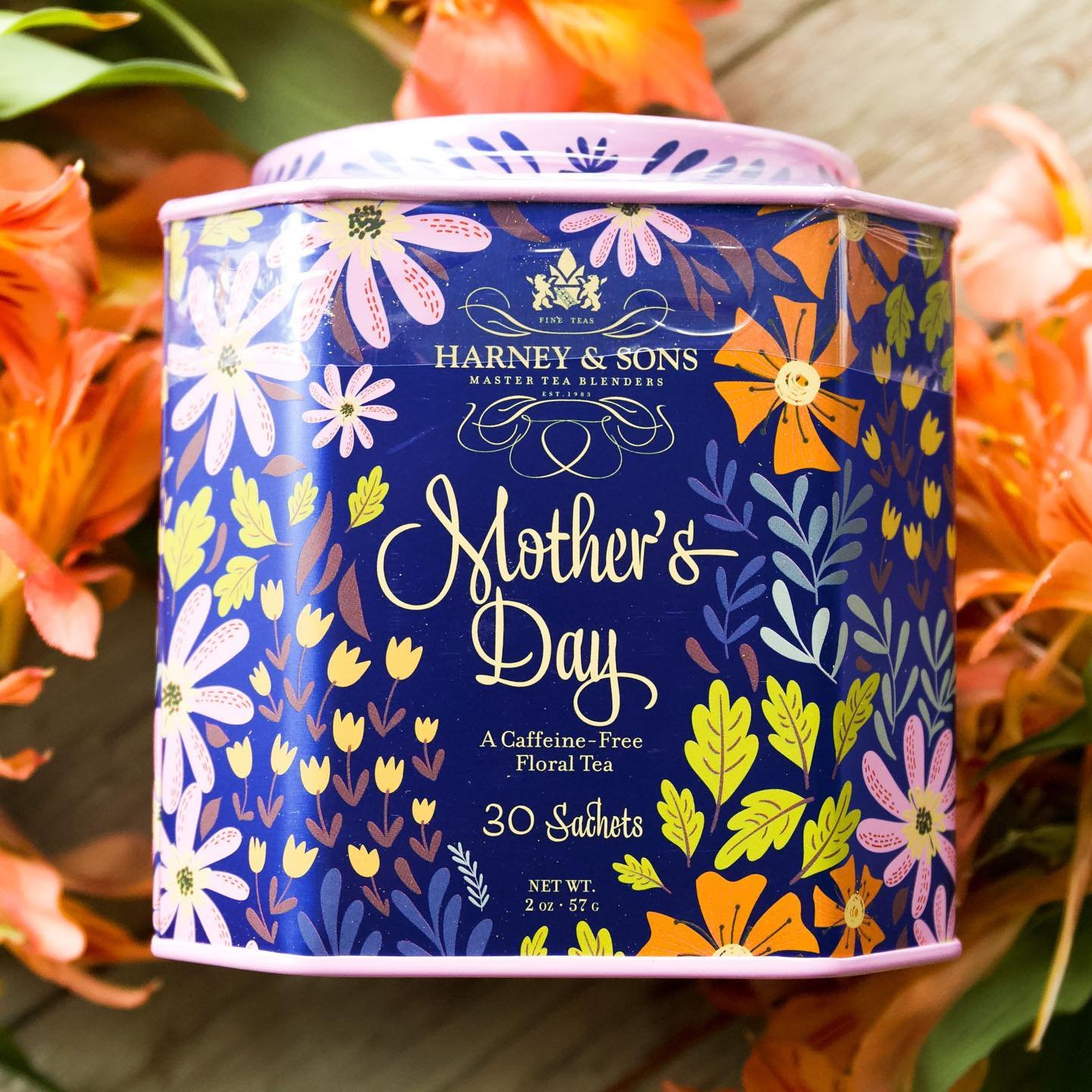 How beautiful is this tea tin!!? We are so excited to have @harneytea on our menu and this special floral tea is a perfect gift for Mother&rsquo;s Day!! Available in our cafe and for retail! Stop by The Lavender Fox and get your tins before we sell o