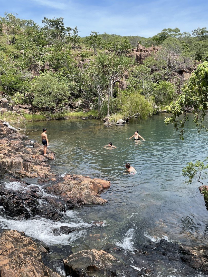 Swimming in the Murulag waterfall (Large).jpg