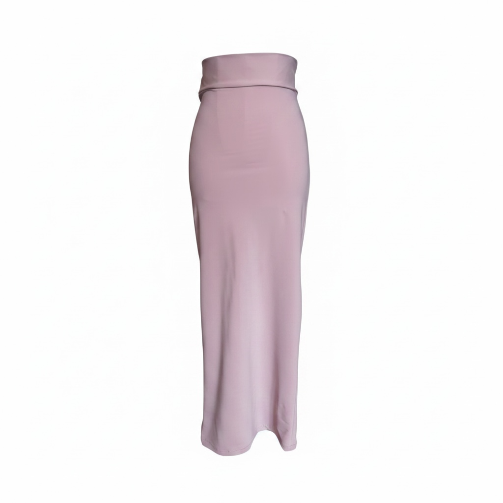 Wide Waistband Skirt  - Baby Pink